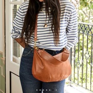 Clare V Moyen Messenger bag, tan